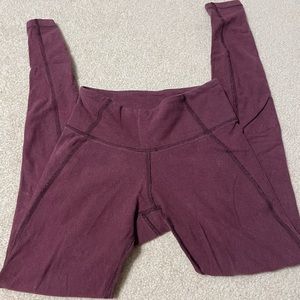 Maroon Lululemon leggings